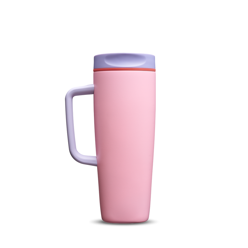SmoothSip® Slider with Handle - Sugar High / 24oz / Stainless Steel