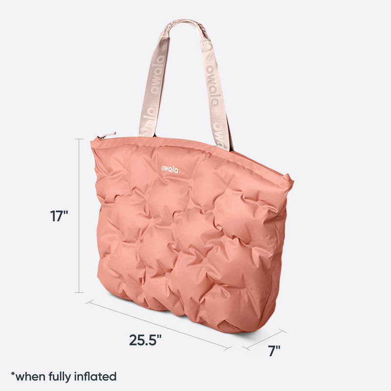 The Cloud Insulated Tote - Polyester / Rosewood