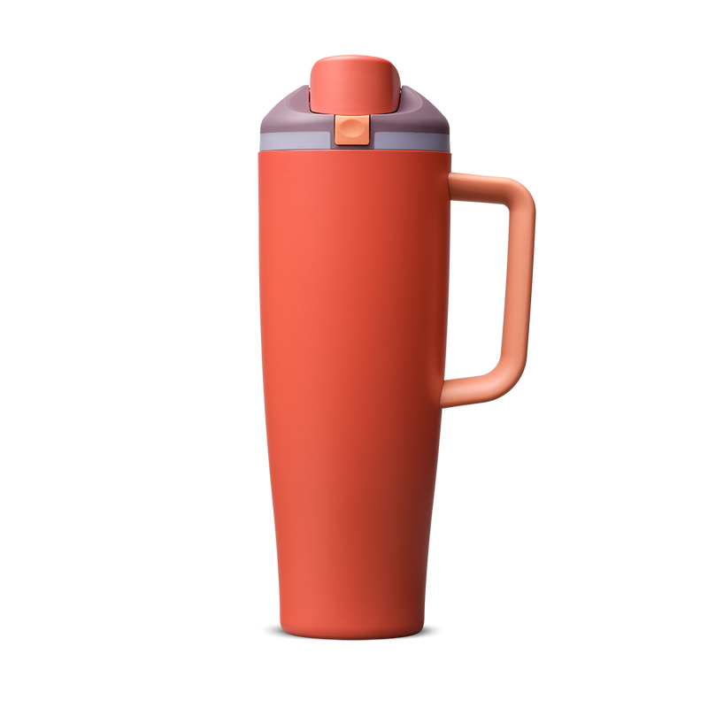 FreeSip® Tumbler - 40oz / Terracotta Sunset / Stainless Steel