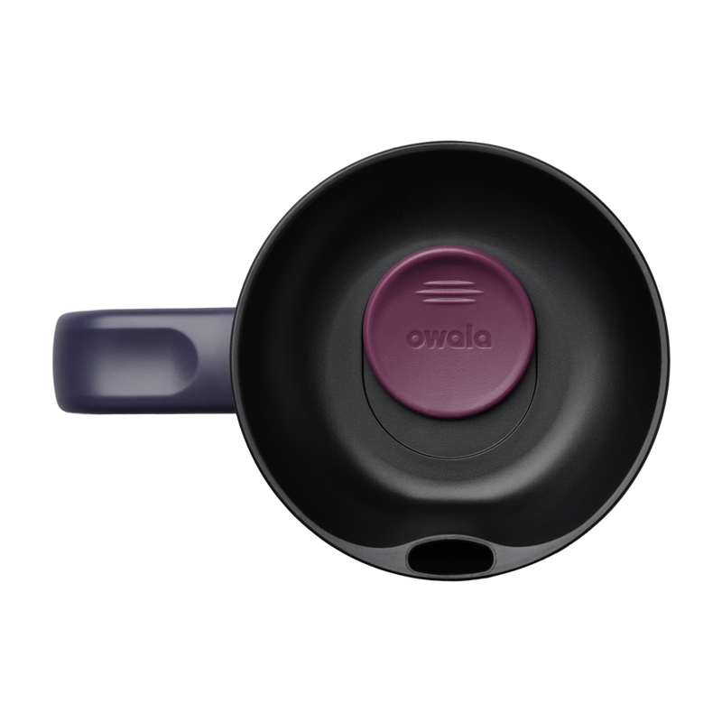 SmoothSip® Slider with Handle - Burgundy Bay / 12oz / Stainless Steel