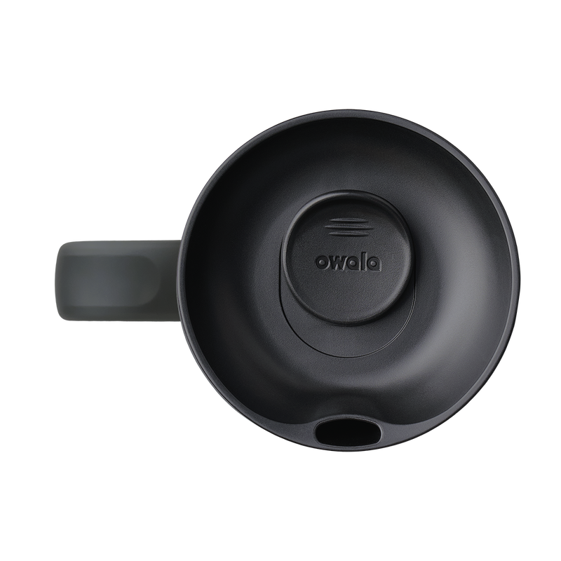 SmoothSip® Slider with Handle - Very, Very Dark / 12oz / Ceramic