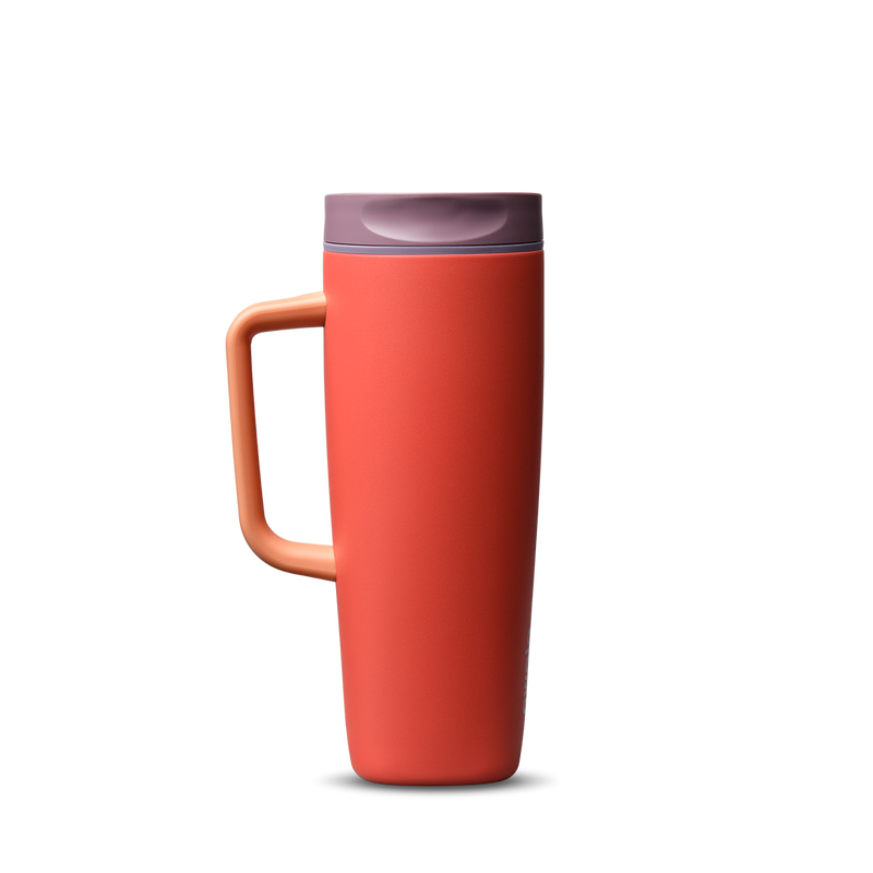 SmoothSip® Slider with Handle - Terracotta Sunset / 24oz / Stainless Steel