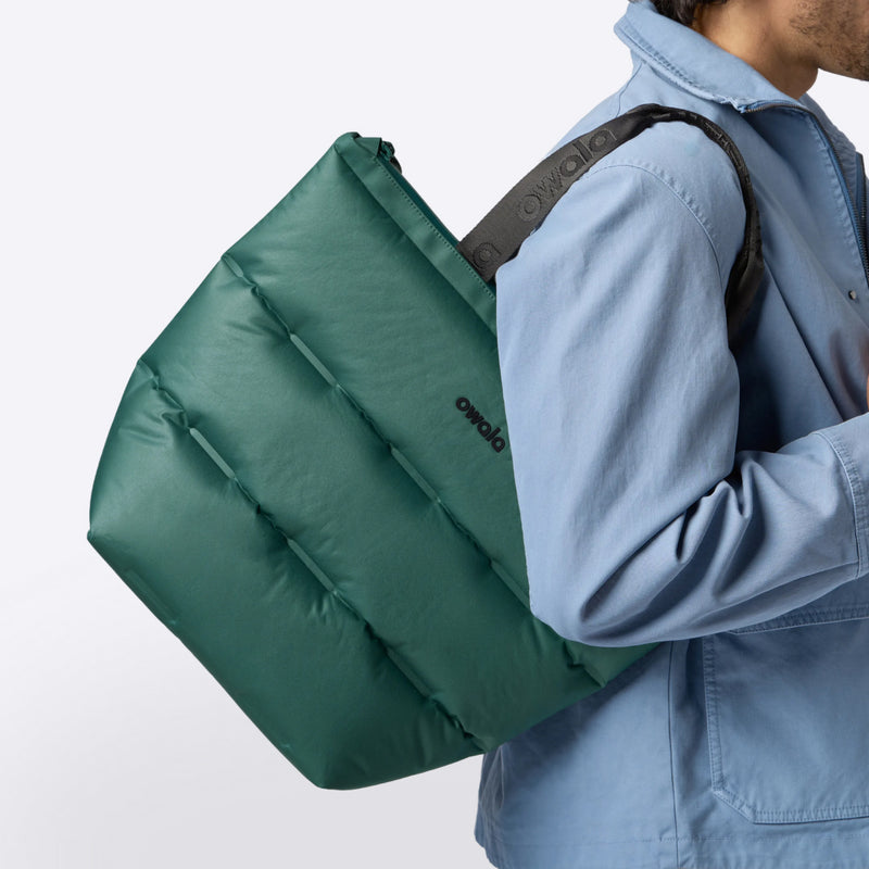 The Puffer Insulated Tote - Polyester / Fern Fresh