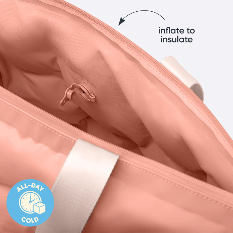 The Cloud Insulated Tote - Polyester / Rosewood