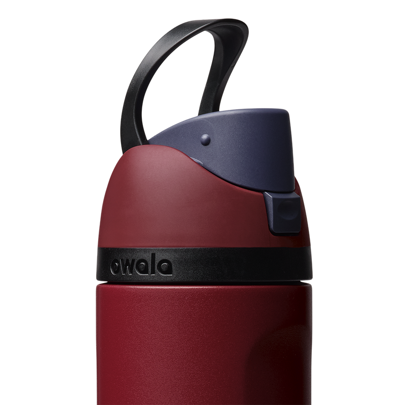 FreeSip® - Burgundy Bay / Stainless Steel / 24oz
