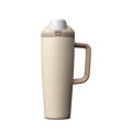 FreeSip® Tumbler - 30oz / Lightly Toasted / Stainless Steel