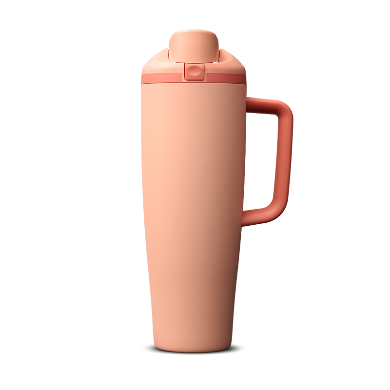 FreeSip® Tumbler - 40oz / Peach of Mind / Stainless Steel