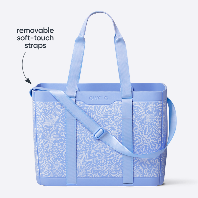 The Sun-Day Collapsible Tote - Coastal Queen / Collapsible