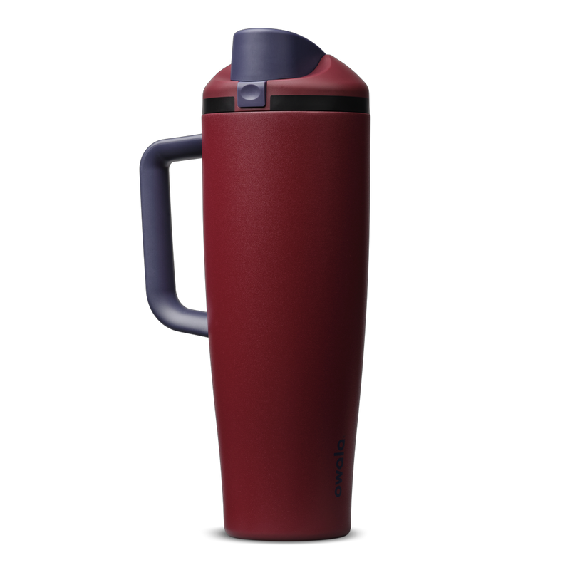 FreeSip® Tumbler - 40oz / Burgundy Bay / Stainless Steel