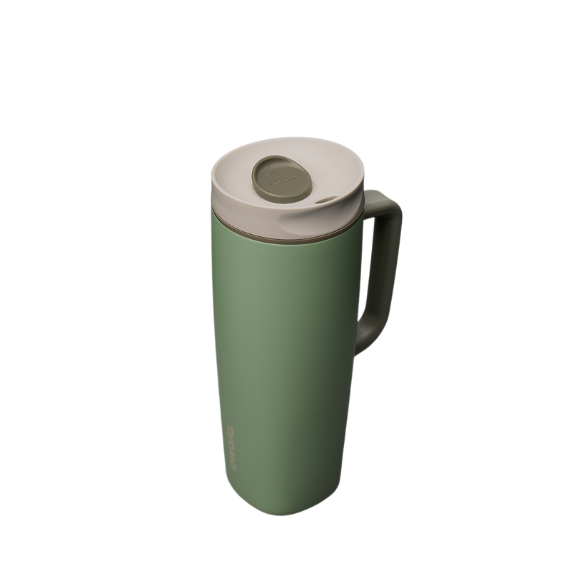 SmoothSip® Slider with Handle - Green House / 24oz / Ceramic
