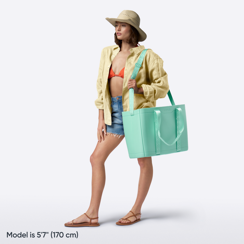 The Sun-Day Collapsible Tote - Malibu Mist / Collapsible