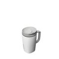 SmoothSip® Slider with Handle - Shy Marshmallow / 12oz / Stainless Steel