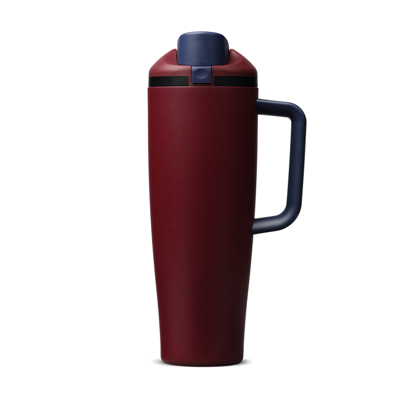 FreeSip® Tumbler - 40oz / Burgundy Bay / Stainless Steel