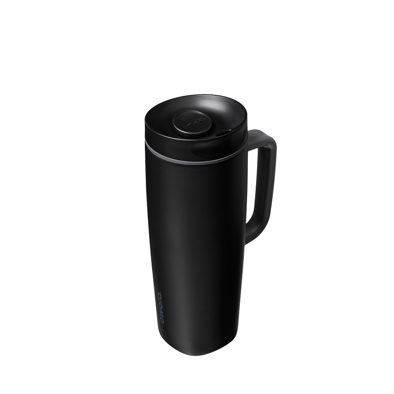 SmoothSip® Slider with Handle - Very, Very Dark / 24oz / Ceramic