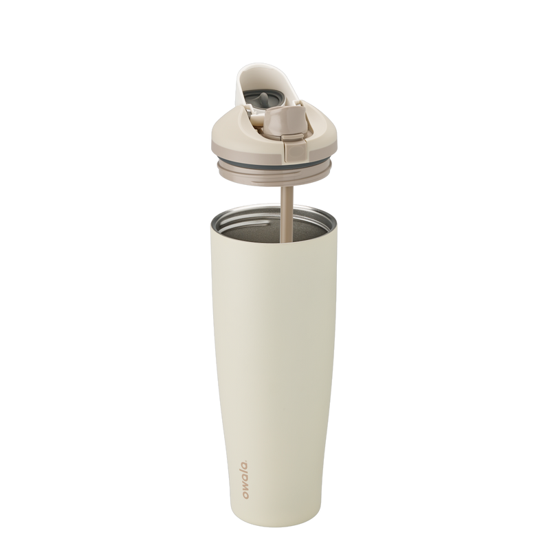 FreeSip® Tumbler - 40oz / Lightly Toasted / Stainless Steel