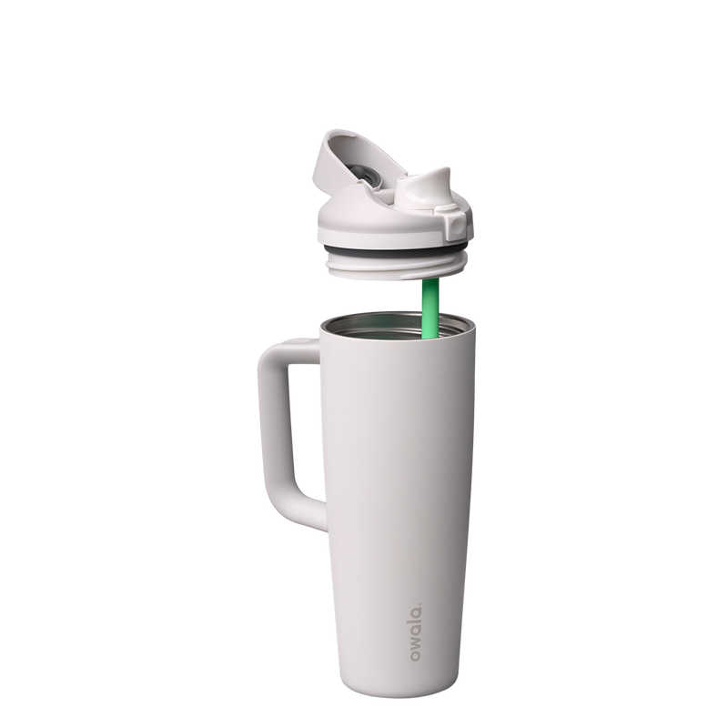 FreeSip® Tumbler - 30oz / Shy Marshmallow / Stainless Steel