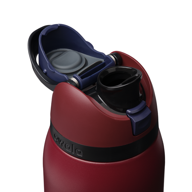 FreeSip® - Burgundy Bay / Stainless Steel / 40oz
