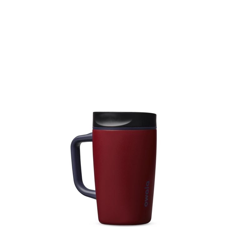 SmoothSip® Slider with Handle - Burgundy Bay / 12oz / Stainless Steel