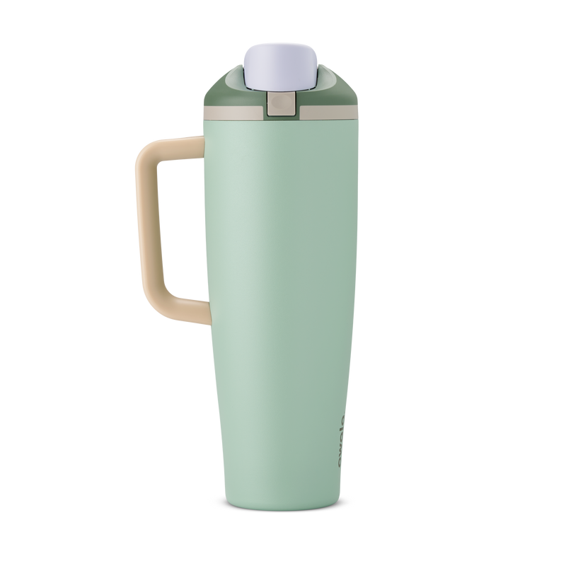 FreeSip® Tumbler - 40oz / Eucalyptus / Stainless Steel