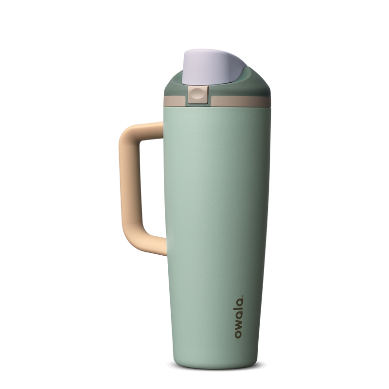FreeSip® Tumbler - 30oz / Eucalyptus / Stainless Steel