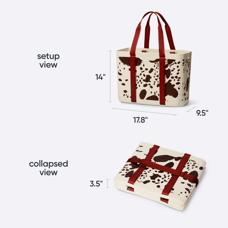 The Sun-Day Collapsible Tote - Cowabunga / Collapsible