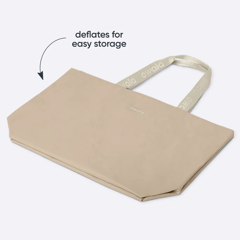 The Cloud Insulated Tote - Polyester / Beige Babe