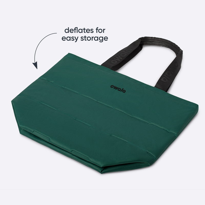 The Puffer Insulated Tote - Polyester / Fern Fresh