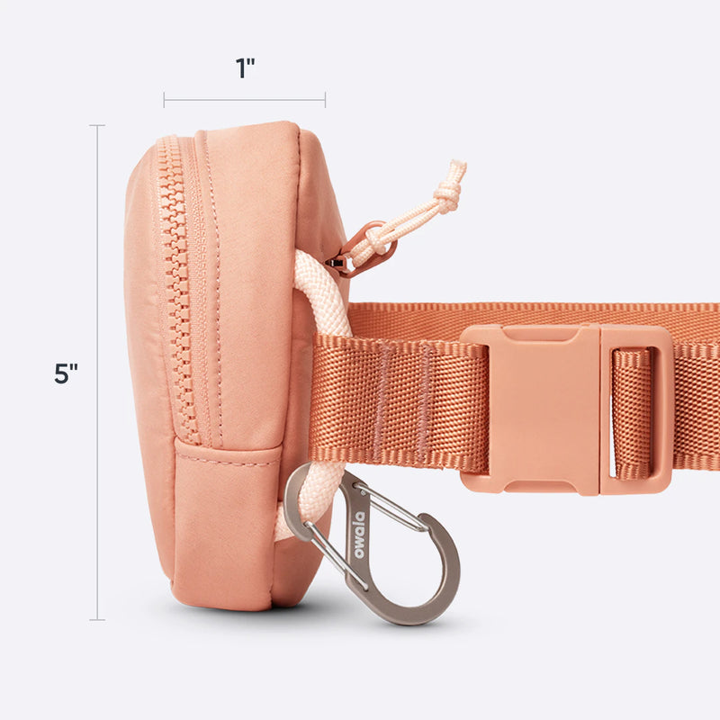 The Daily Crossbody - Smooth Weave / Rosewood