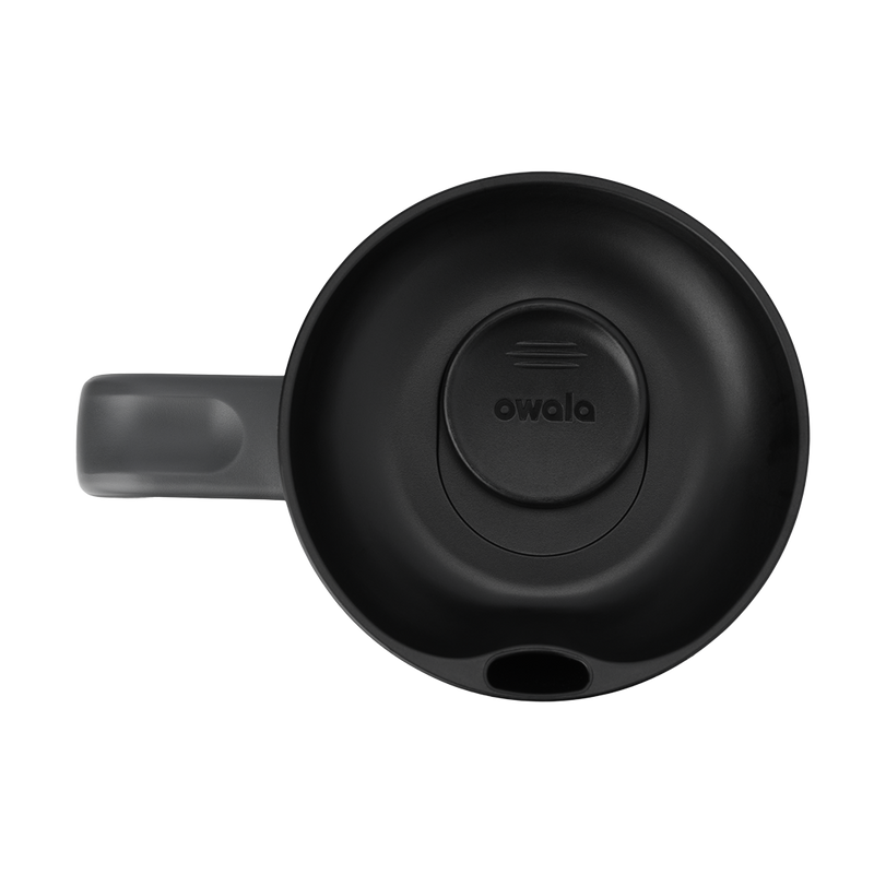 SmoothSip® Slider with Handle - Very, Very Dark / 12oz / Stainless Steel