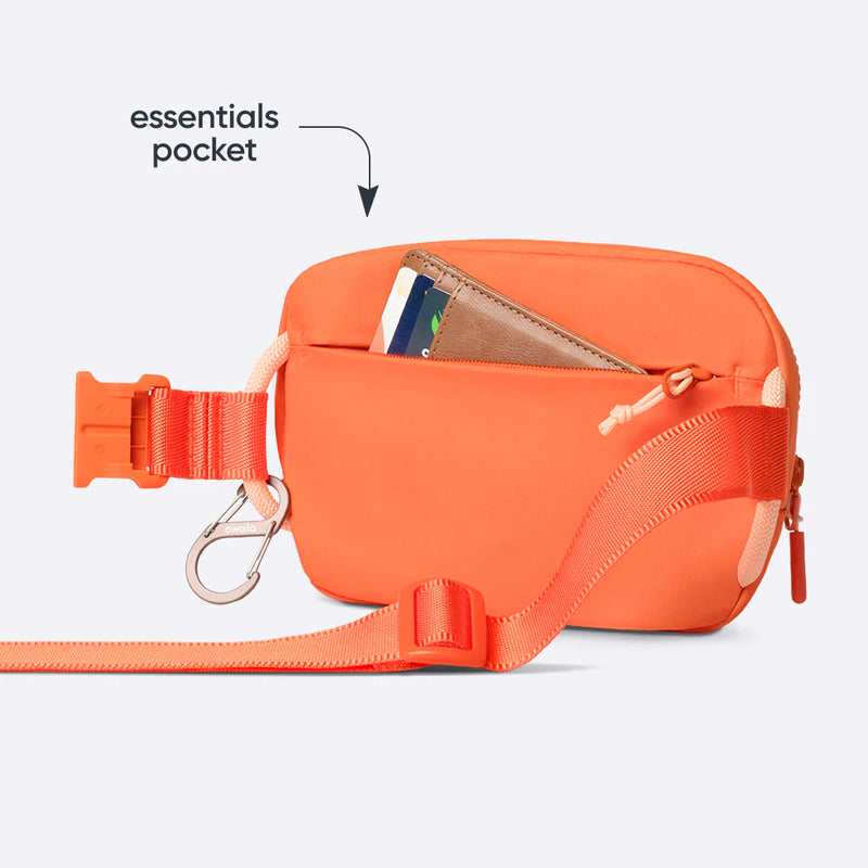 The Daily Crossbody - Smooth Weave / Hot Stuff