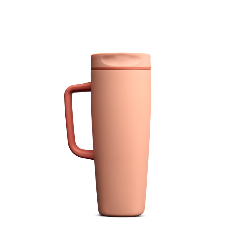 SmoothSip® Slider with Handle - Peach of Mind / 24oz / Stainless Steel