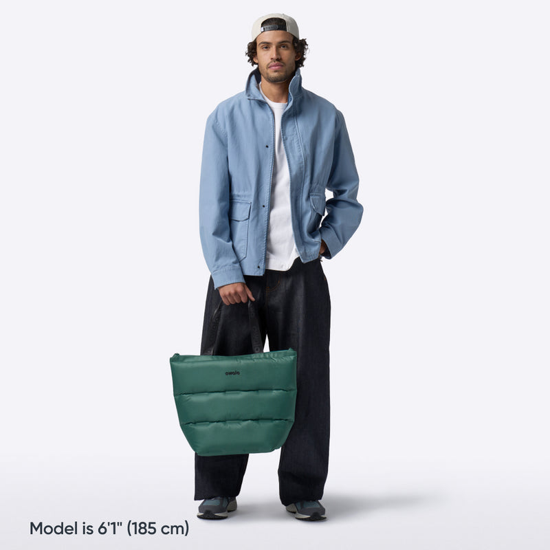 The Puffer Insulated Tote - Polyester / Fern Fresh