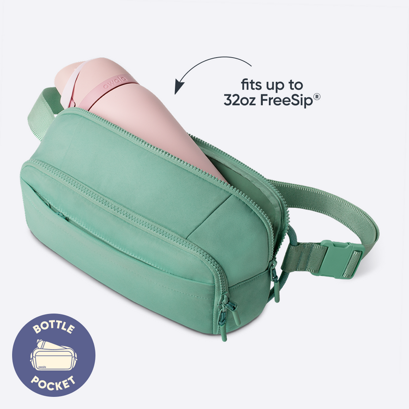 The All-Day Crossbody - Smooth Weave / Sea Glass