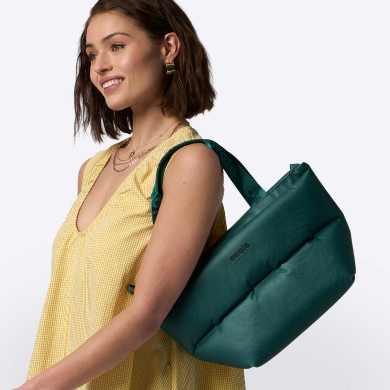 The Puffer Mini Insulated Tote - Polyester / Fern Fresh