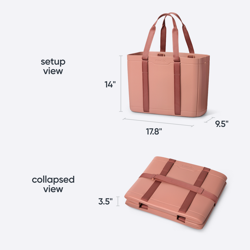 The Sun-Day Collapsible Tote - Sunkissed / Collapsible