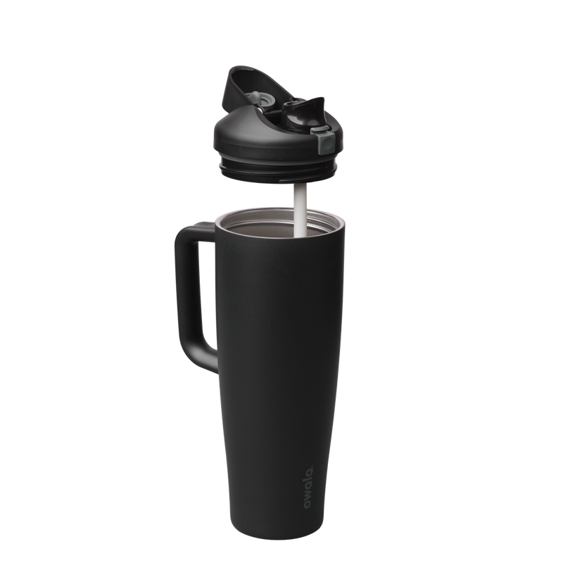 FreeSip® Tumbler - 40oz / Very Very Dark / Stainless Steel