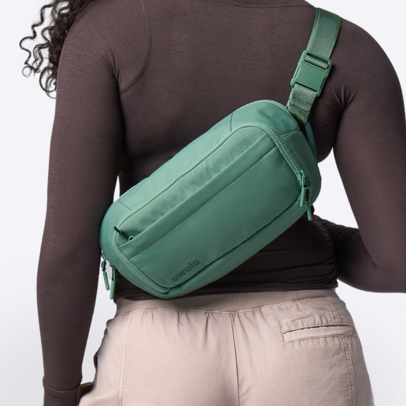 The All-Day Crossbody - Smooth Weave / Sea Glass