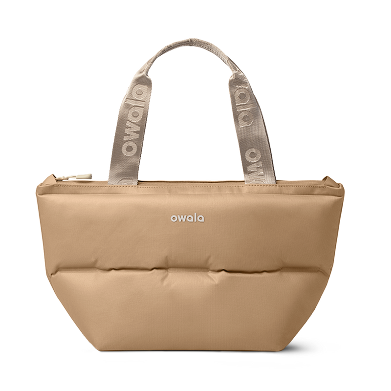 The Puffer Mini Insulated Tote - Polyester / Beige Babe