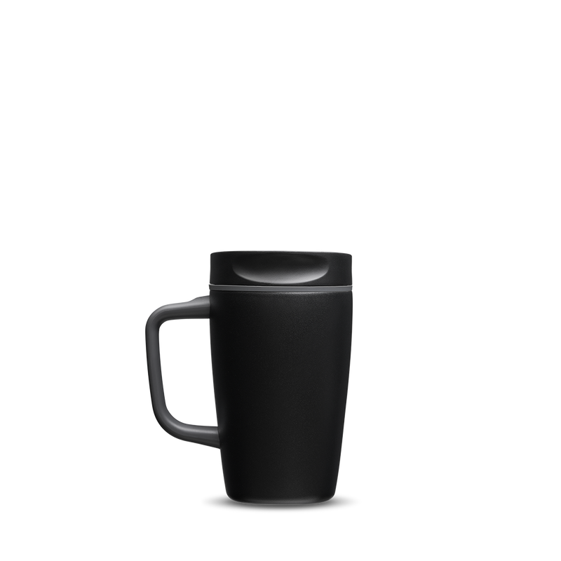 SmoothSip® Slider with Handle - Very, Very Dark / 12oz / Stainless Steel