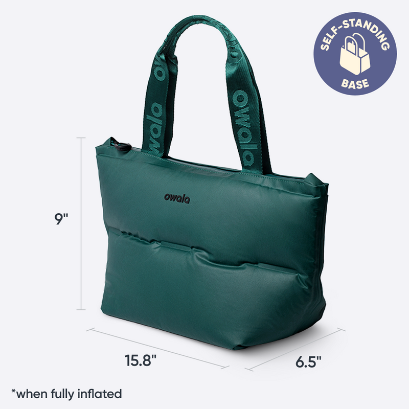 The Puffer Mini Insulated Tote - Polyester / Fern Fresh