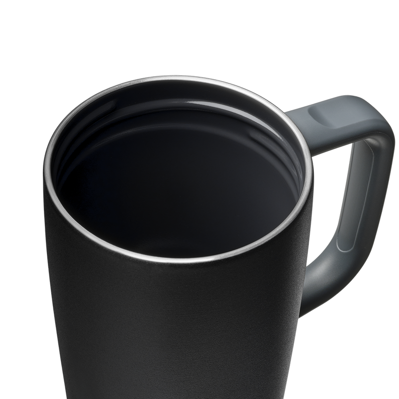 SmoothSip® Slider with Handle - Very, Very Dark / 12oz / Ceramic