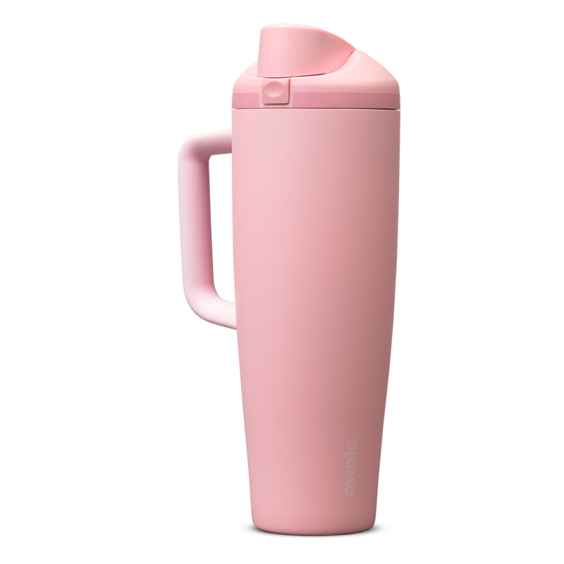 FreeSip® Tumbler - 40oz / Rose Quartz / Stainless Steel