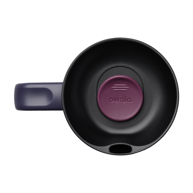 SmoothSip® Slider with Handle - Burgundy Bay / 24oz / Stainless Steel