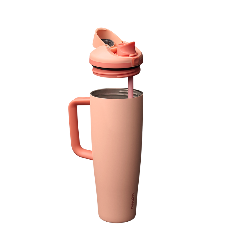 FreeSip® Tumbler - 40oz / Peach of Mind / Stainless Steel
