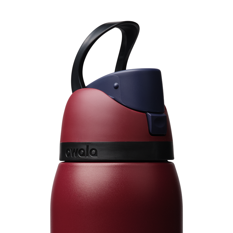 FreeSip® - Burgundy Bay / Stainless Steel / 40oz