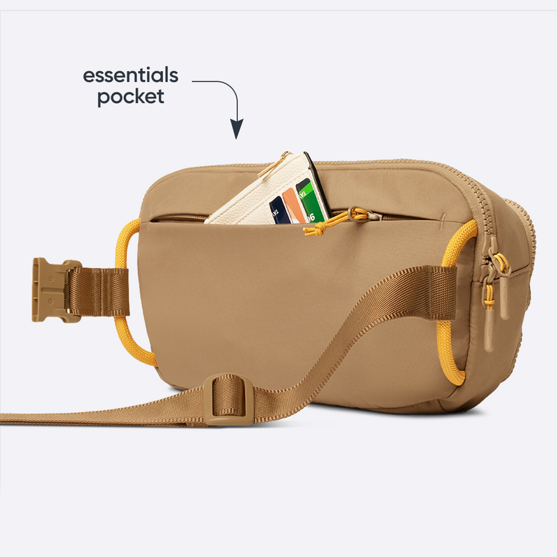 The All-Day Crossbody - Smooth Weave / Sahara
