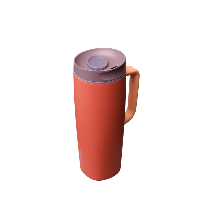 SmoothSip® Slider with Handle - Terracotta Sunset / 24oz / Stainless Steel