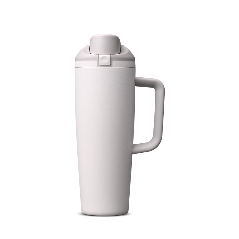 FreeSip® Tumbler - 30oz / Shy Marshmallow / Stainless Steel