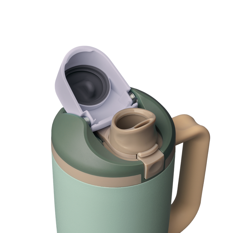 FreeSip® Tumbler - 30oz / Eucalyptus / Stainless Steel