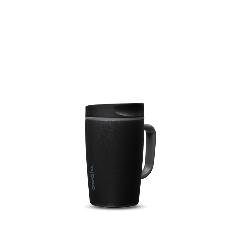 SmoothSip® Slider with Handle - Very, Very Dark / 12oz / Stainless Steel